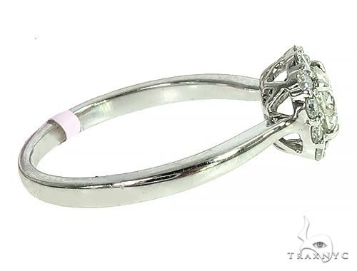18K White Gold Engagement Diamond Ring 66231