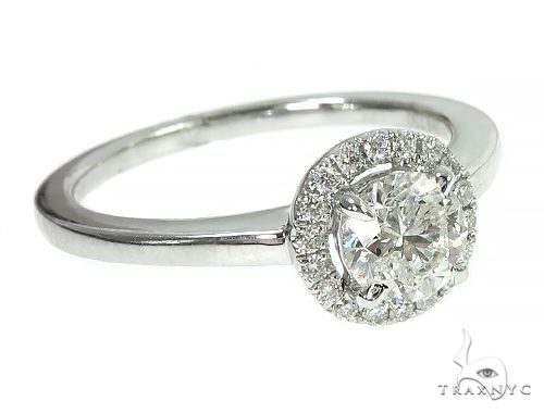18K White Gold Engagement Diamond Ring 66233