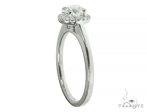 18K White Gold Engagement Diamond Ring 66233