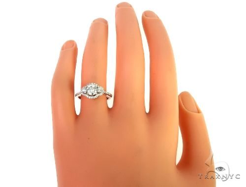 18K White Gold Engagement Diamond Ring 66234