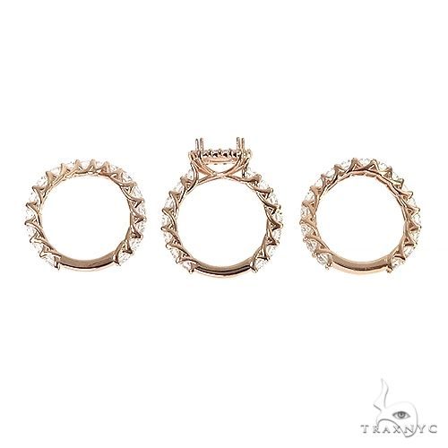 Custom Made Diamond Engagement Ring Set 67171