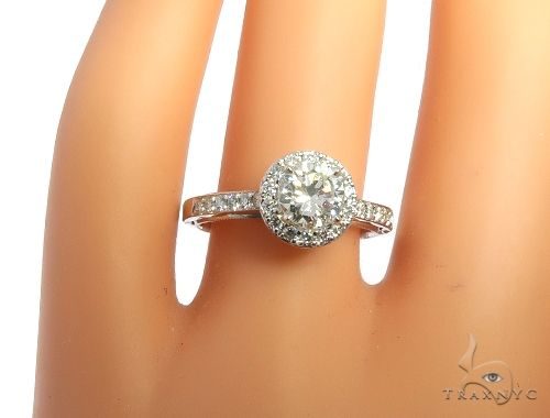 Diamond Halo Engagement Ring 64493