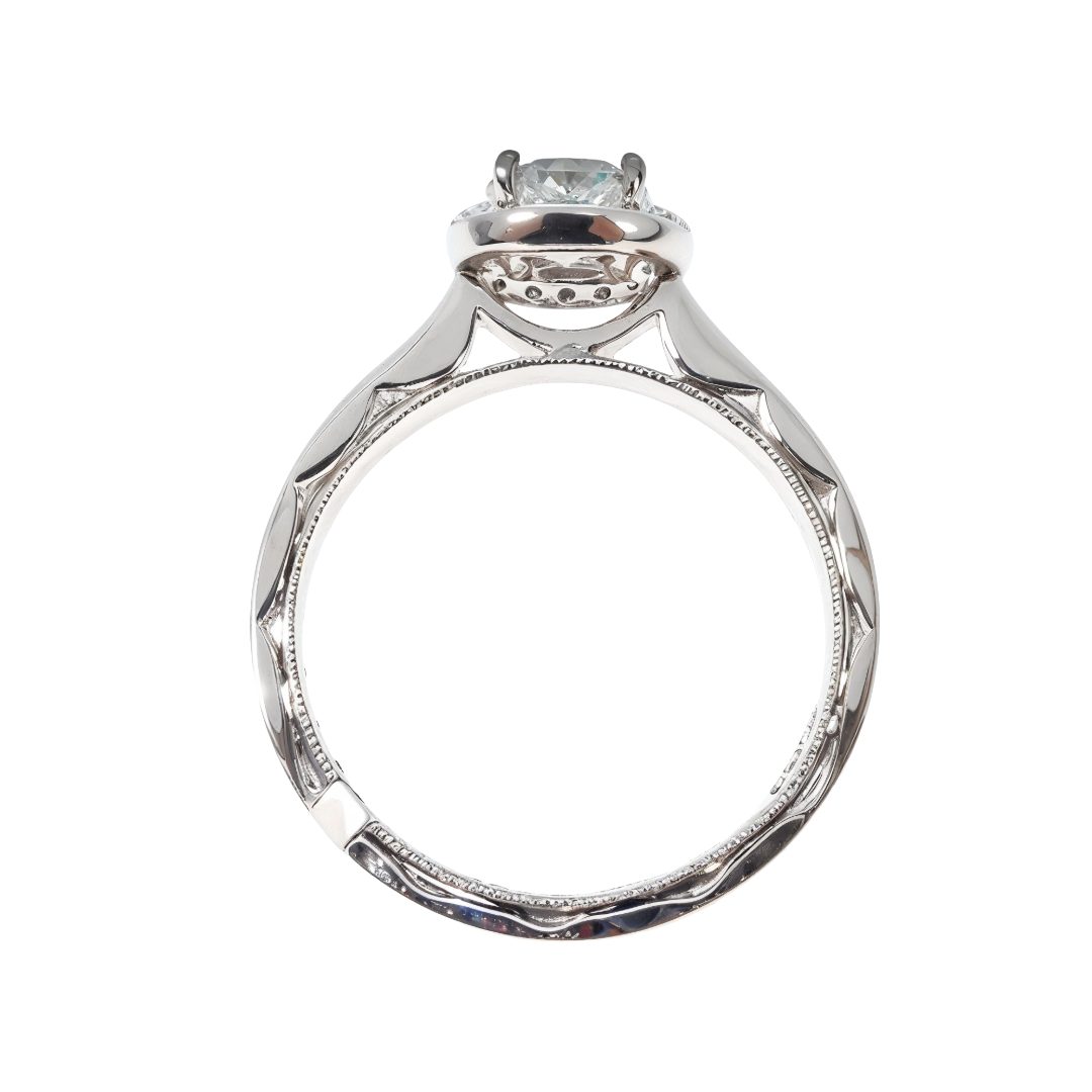Diamond Halo Engagement Ring 64493