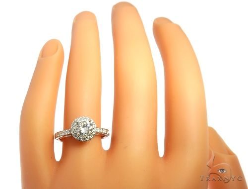 Diamond Halo Engagement Ring 64493