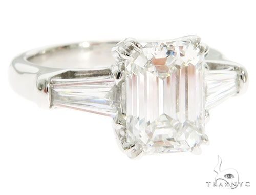 Emerald Cut Engagement Ring 61453