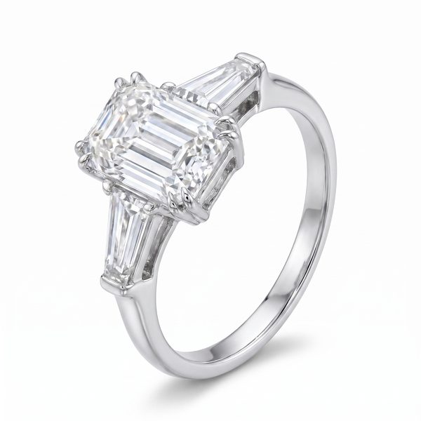 Emerald Cut Engagement Ring 61453