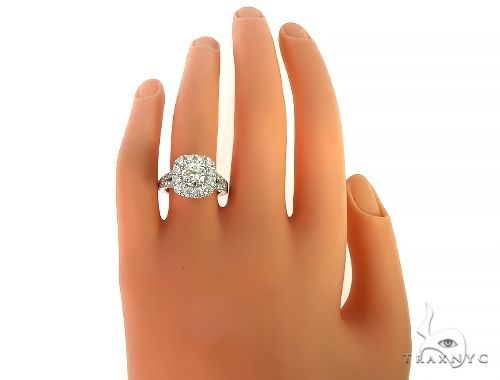 14K White Gold Diamond Engagement Ring 66139
