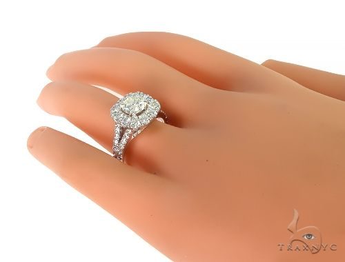 14K White Gold Diamond Engagement Ring 66139