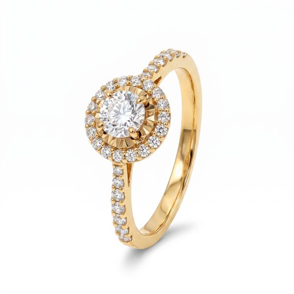 14K Gold Diamond Engagement Ring 67288