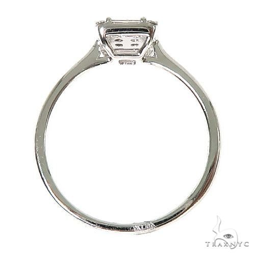 18K Gold Baguette Diamond Engagement Ring 67296