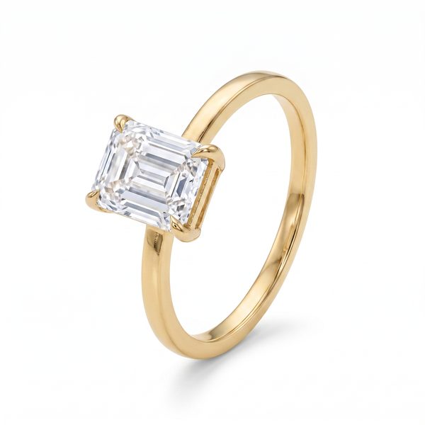 18K Gold Diamond Engagement Ring 67497