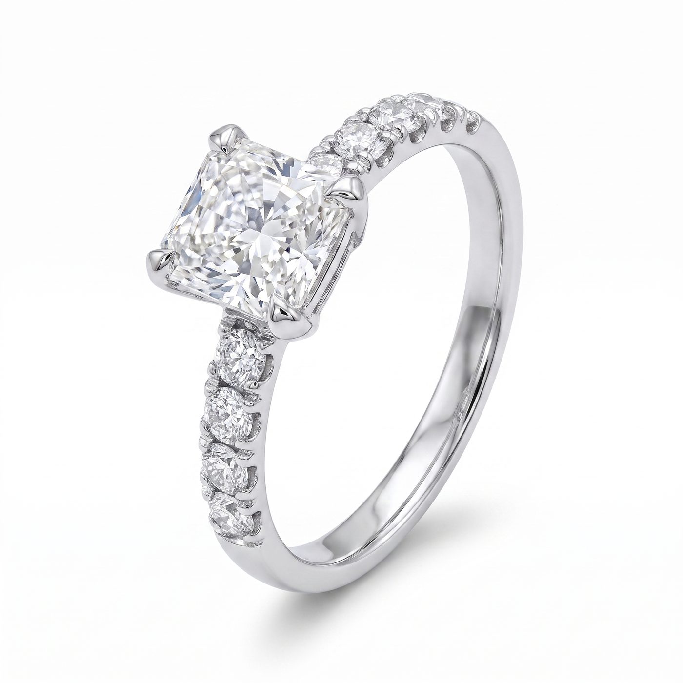 18K Gold Diamond Engagement Ring 68196
