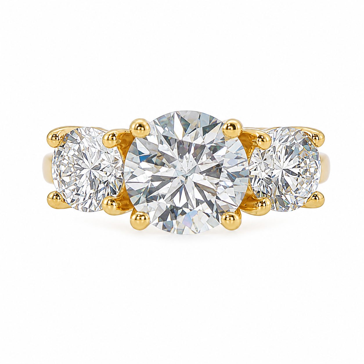 Sophia Three Stone Engagement Ring 68232