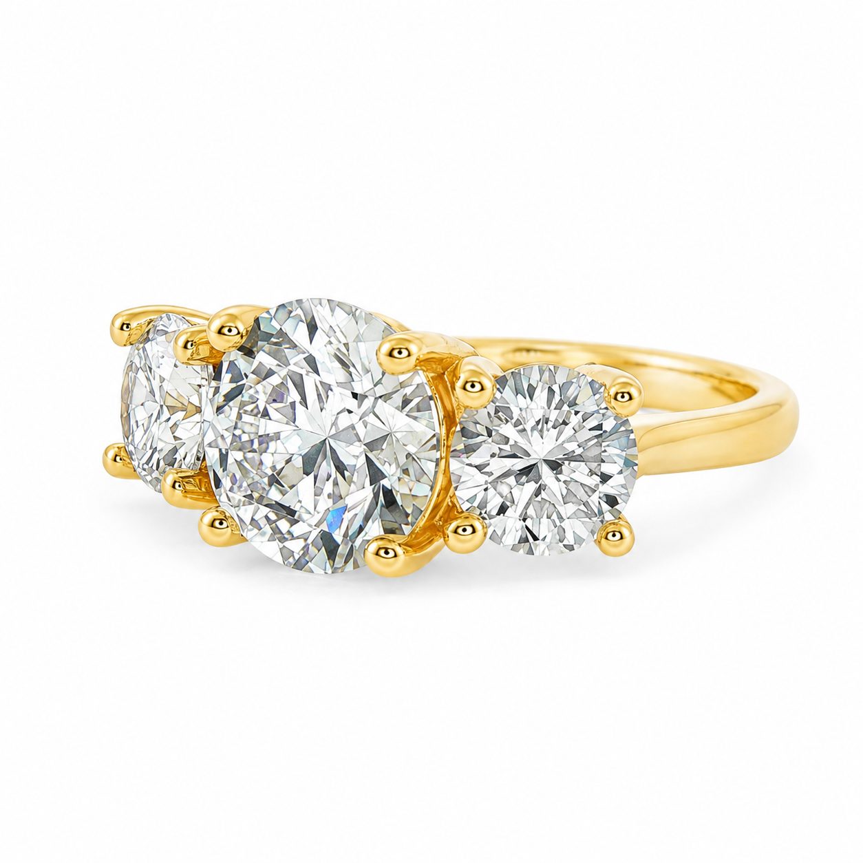 Sophia Three Stone Engagement Ring 68232