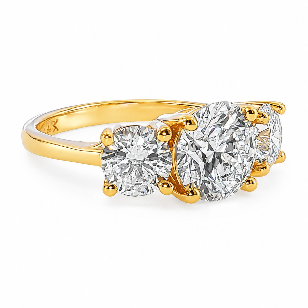 Sophia Three Stone Engagement Ring 68232
