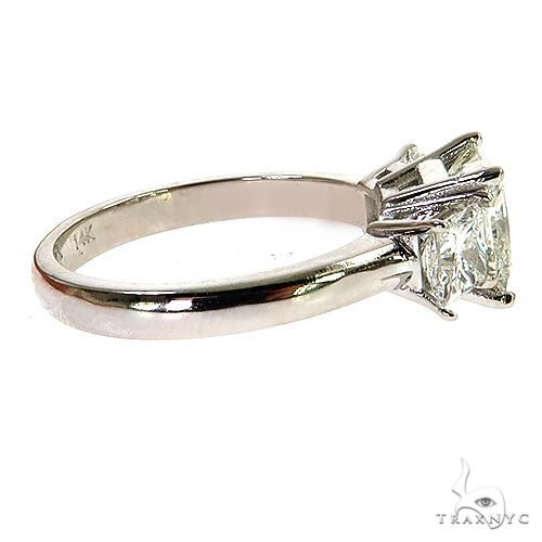 3 Stone Princess Cut Diamond Engagement Ring Lab 69141