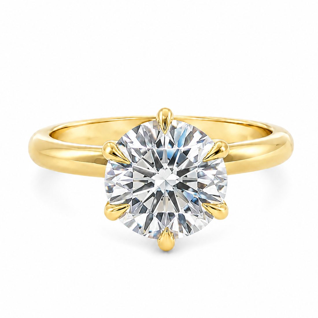 Audrey Six-Prong Diamond Engagement Ring 68943