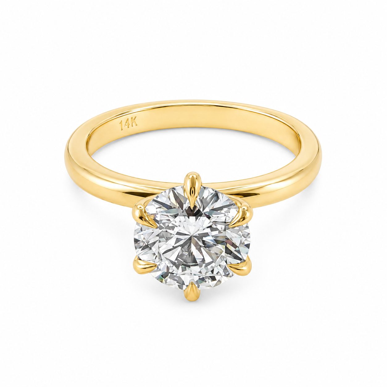 Audrey Six-Prong Diamond Engagement Ring 68943
