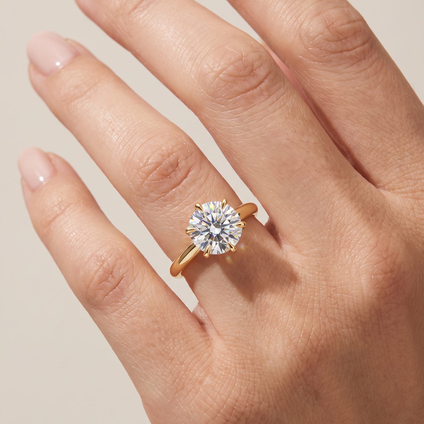 Audrey Six-Prong Diamond Engagement Ring 68943