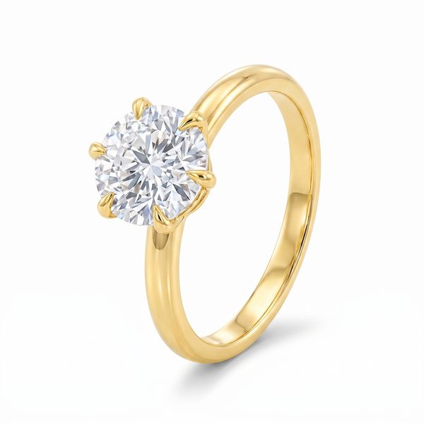 Audrey Six-Prong Diamond Engagement Ring 68943