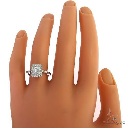 Baguette Diamond Engagement Ring 68624