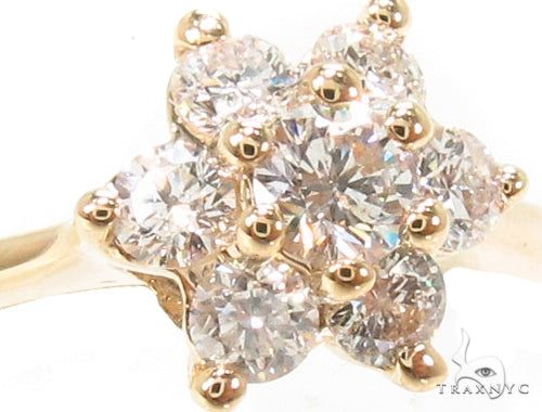 Ladies Diamond Flower Ring 35984