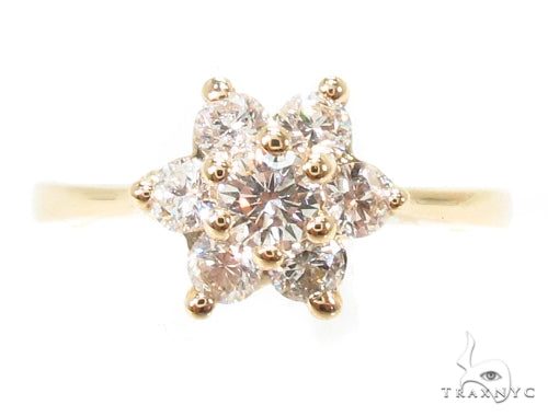 Ladies Diamond Flower Ring 35984