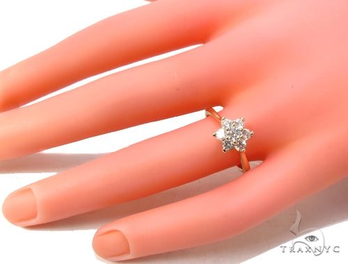 Ladies Diamond Flower Ring 35984