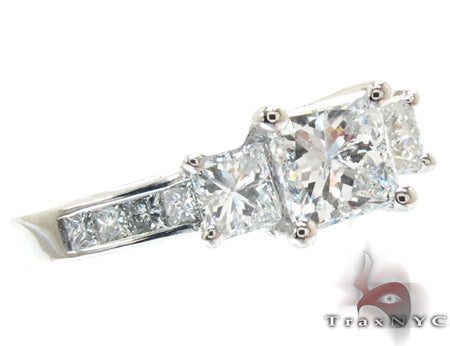 Ladies Princess Cut Diamond Ring 21182