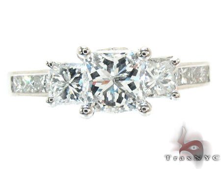 Ladies Princess Cut Diamond Ring 21182