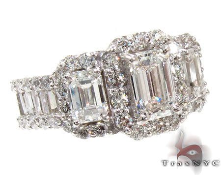 Ladies White Gold Diamond Ring 21040