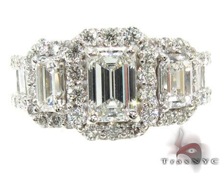 Ladies White Gold Diamond Ring 21040