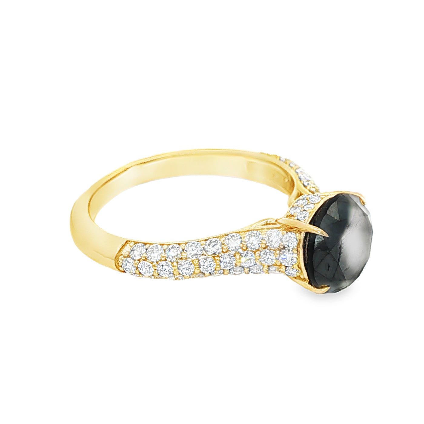Prong Black Diamond Ring 27569