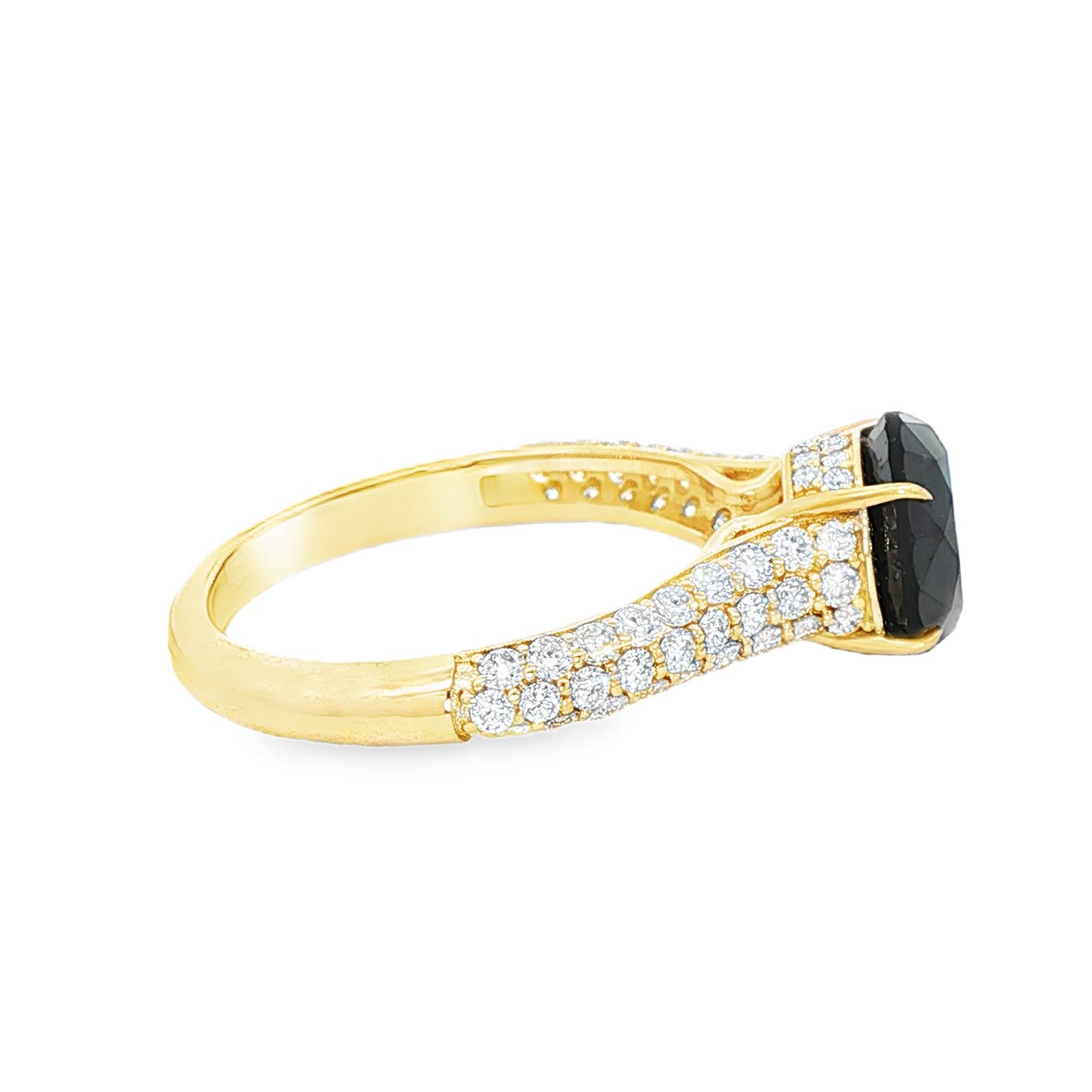 Prong Black Diamond Ring 27569