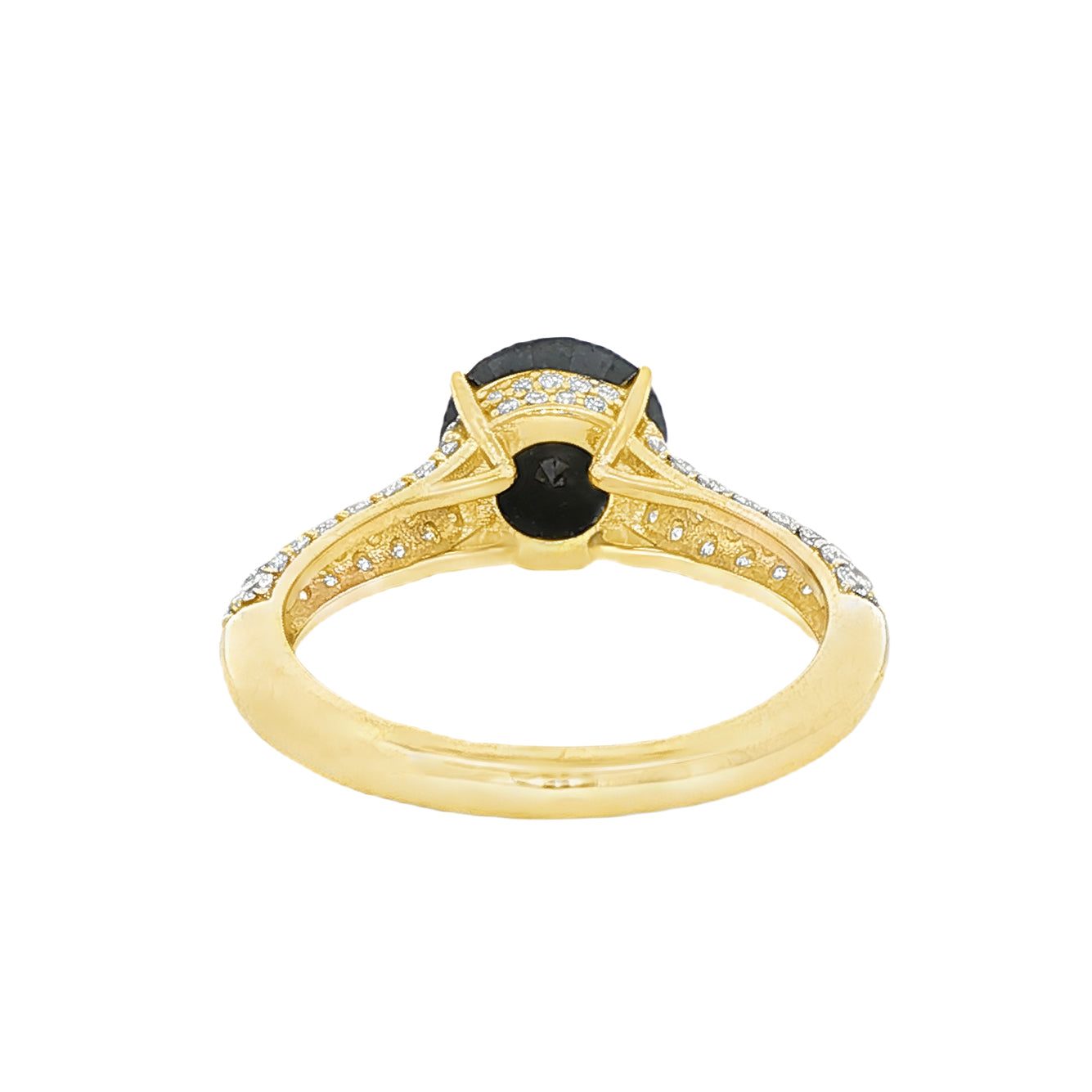 Prong Black Diamond Ring 27569