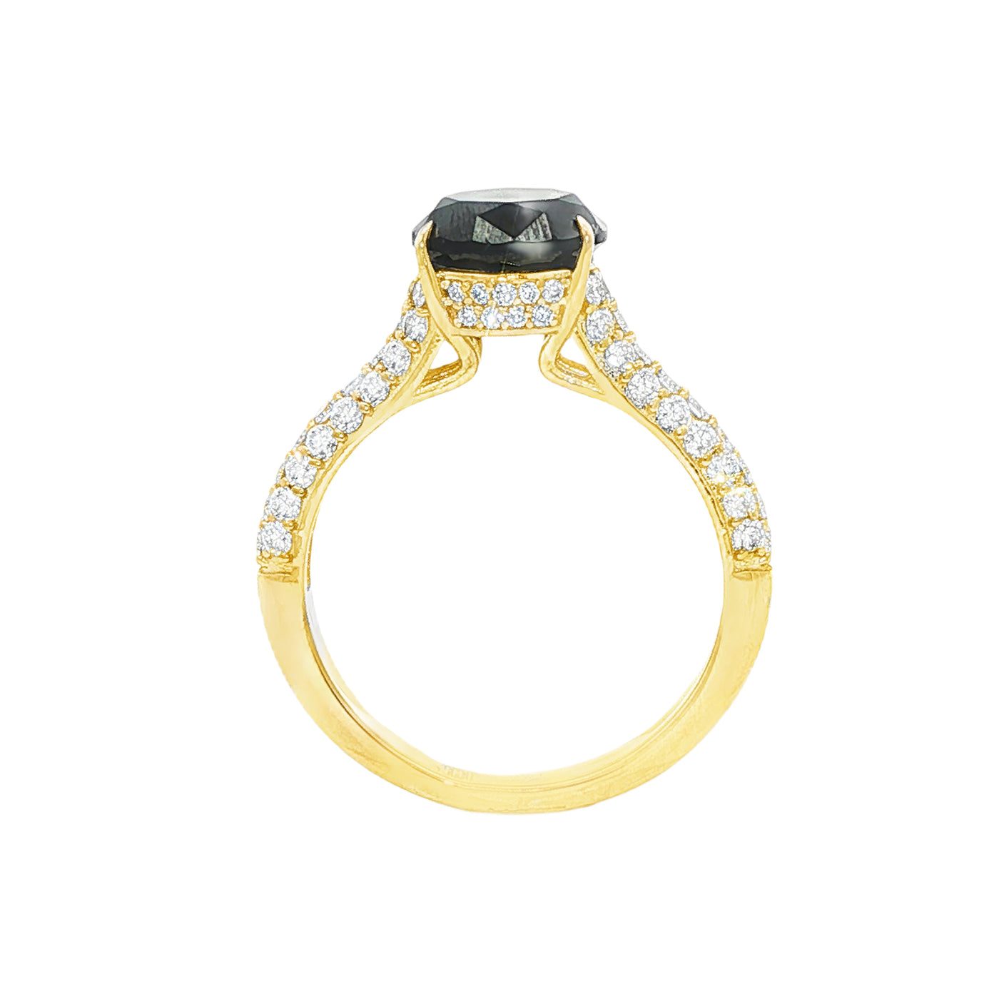 Prong Black Diamond Ring 27569