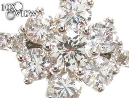 Flower Diamond Ring 17034