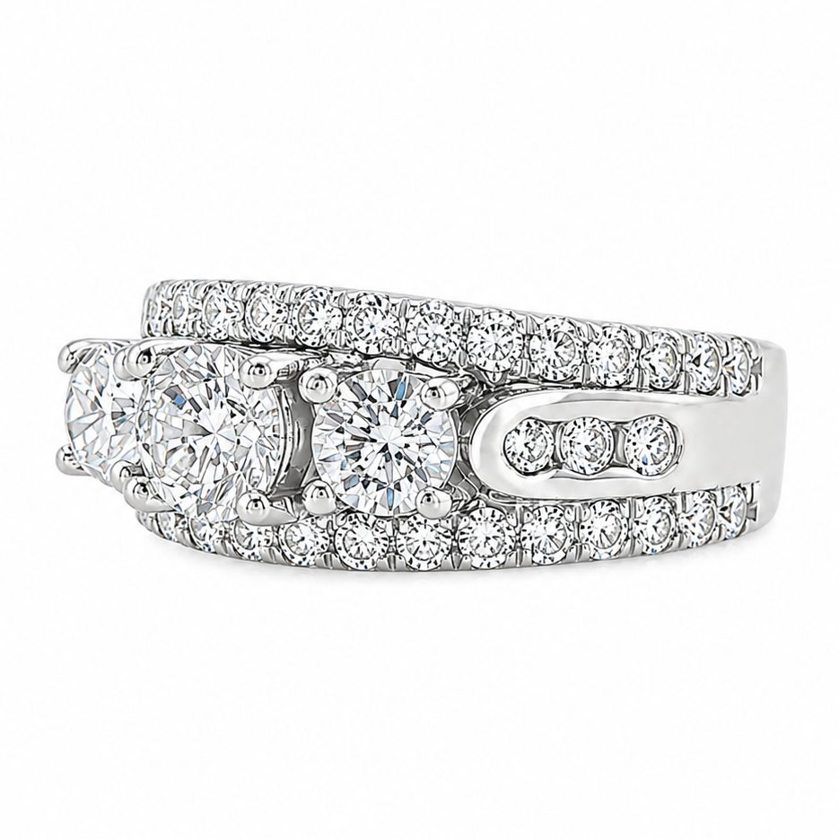 White Gold Wedding Ring 5613