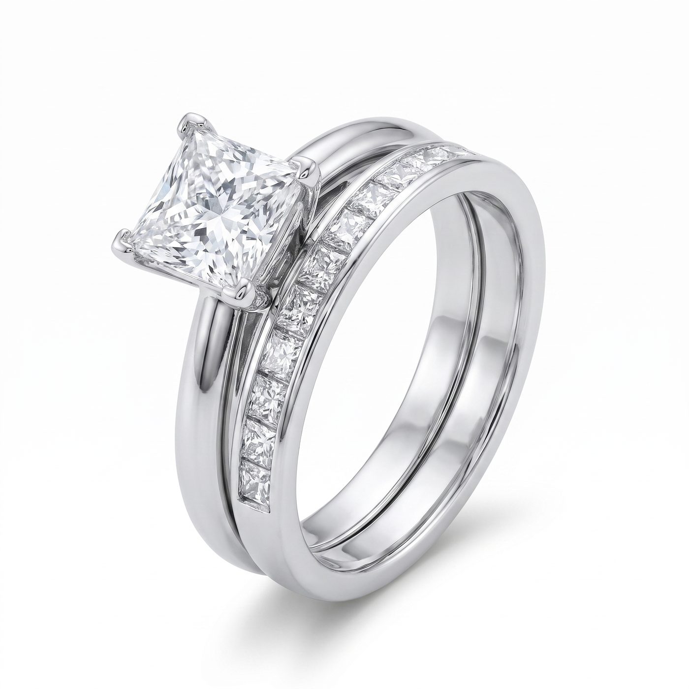 Invisible Diamond Wedding Ring 35226 35252