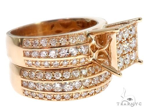 14k Yellow Gold Wedding Set 11242
