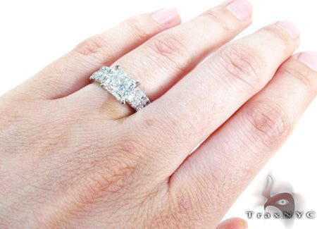 Princess Cut Diamond Wedding Ring Set 24887