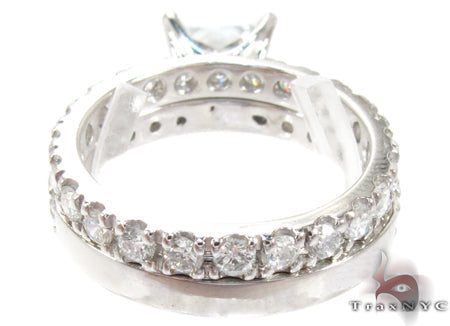 Princess Cut Diamond Wedding Ring Set 24887