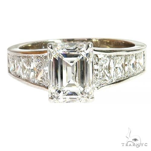 Emerald Cut Diamond Engagement Ring 68179