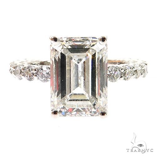 Emerald Cut Diamond Engagement Ring 69069