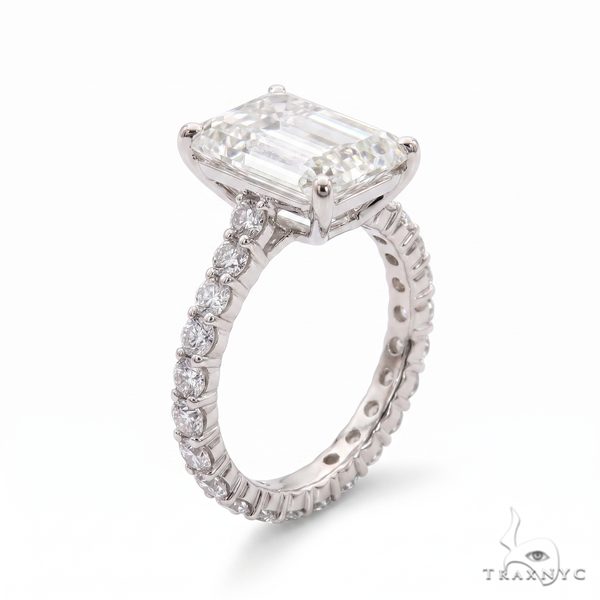 Emerald Cut Diamond Engagement Ring 69069