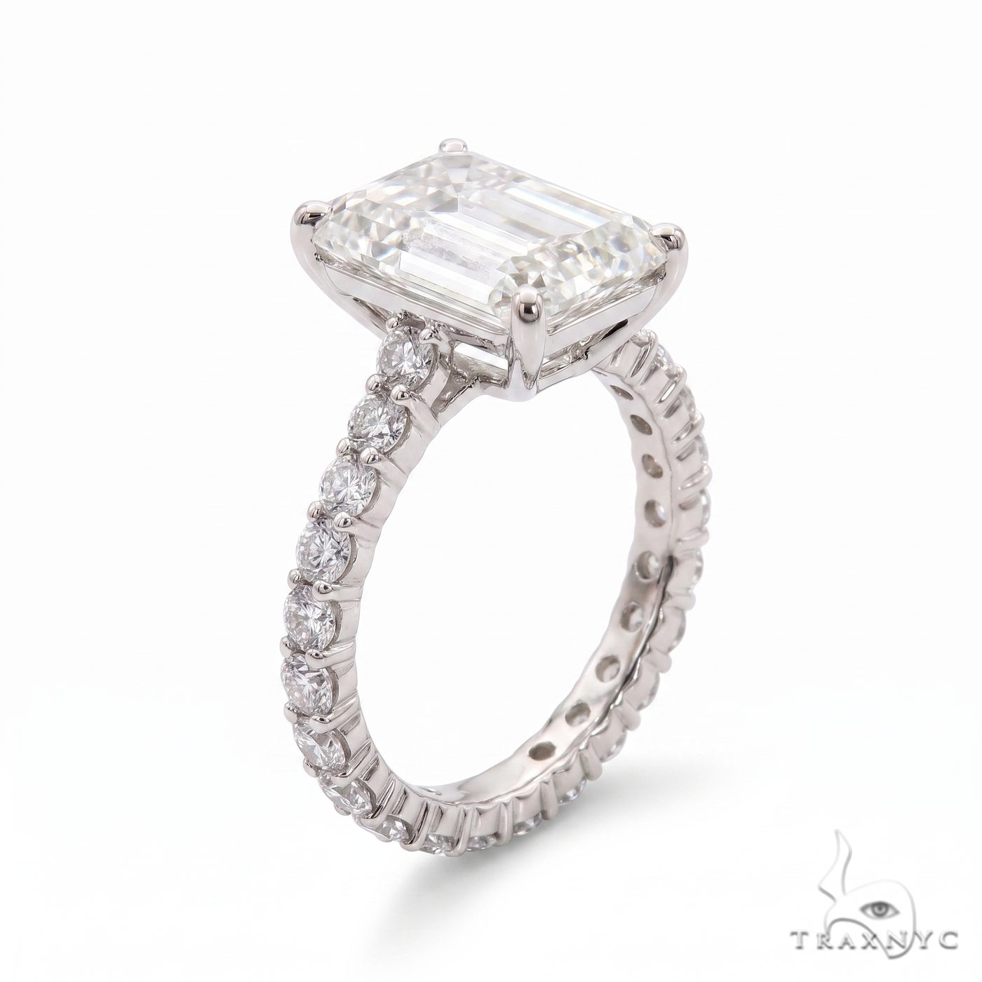 Emerald Cut Diamond Engagement Ring 69069