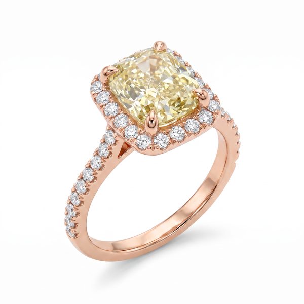 Cushion Cut Halo Diamond Engagement Ring 42900