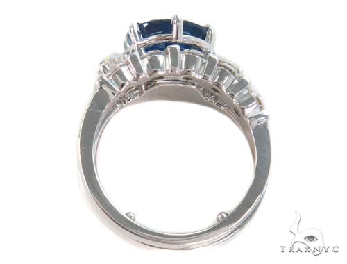 Three Piece Sapphire Engagement Ring 44160
