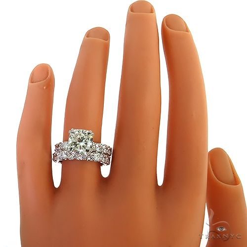 Eternity Diamond Engagement Ring Set 68942