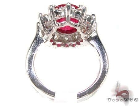 Ruby Flower Ring 5 16917